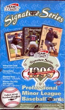 1998 Team Best Signature Series Top Prospects Baseball Wax Box